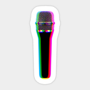 CMYK Mic Sticker